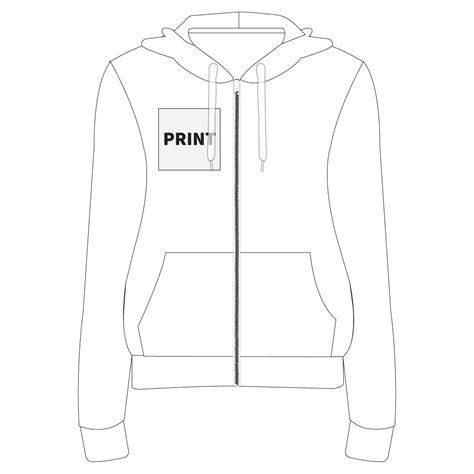 Full Zip Up Template