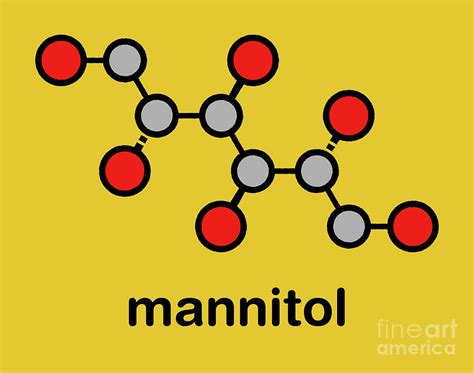 Mannitol Molecule Photograph By Molekuul Science Photo Library