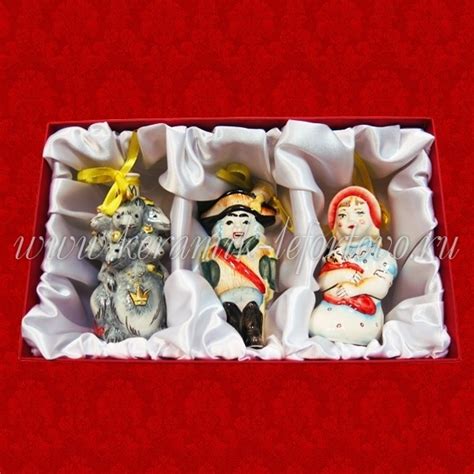 Купить Подарочный набор «Щелкунчик» из 3 шт. елочных игрушек Шф-280С ...