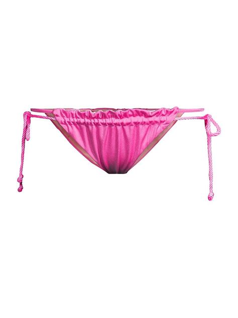 Buy BAOBAB Lula Ruched Bikini Bottom Lavender At 69 Off Editorialist