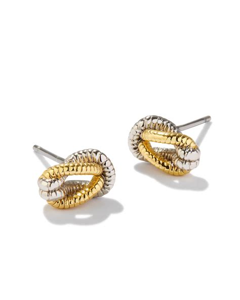 Annie Stud Earrings In Mixed Metal Kendra Scott