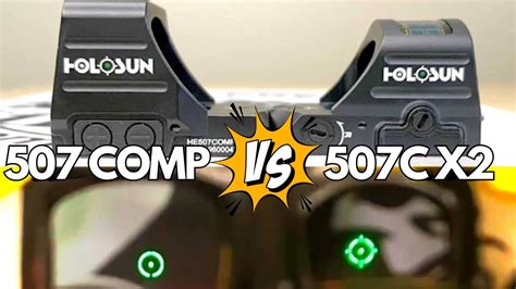 Holosun 507 Comp Vs 507C Full Comparison Choose The Right Red Dot