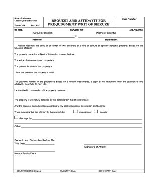 Fillable Online Eforms Alacourt Form 88 Alabama Unified Judicial