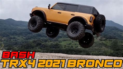 Traxxas Trx4 2021 Ford Bronco Sandy Beach Bash Rc Car The All New 2021 Bronco First Run Youtube