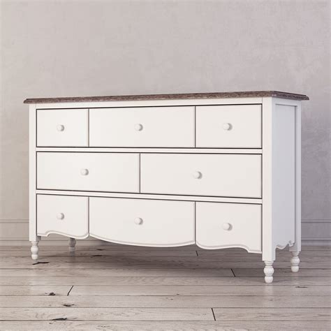 Комод 8 ящиков Leblanc, белый - купить в Москве, по цене 178200 RUB в ...