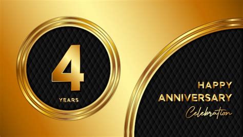 4 Year Work Anniversary Clip Art 5873612 Clipart Library