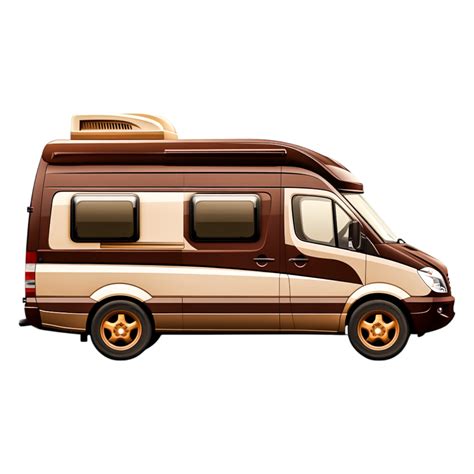 Stylish Brown Recreational Vehicle for Adventurous Road Trips 56818984 PNG