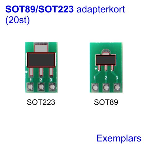20st SOT-223 SOT223 SOT-89 SOT89 SOT adapterkor.. | Köp på Tradera ...