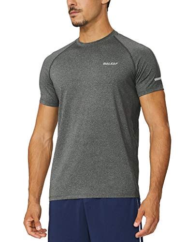 Baleaf Men S Quick Dry Short Sleeve T Shirt Sun Protection Running