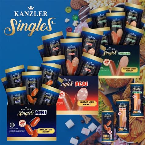 Jual Sosis Kanzler Singles Box Original Hot Keju Mini Bakso Shopee Indonesia