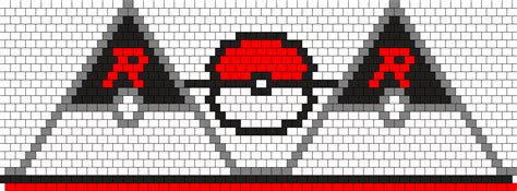 Team Rocket Bikini Bead Pattern Peyote Bead Patterns Misc Bead Patterns