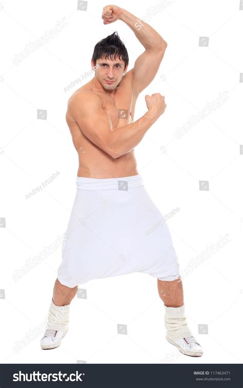 Muscular Sexy Naked Dancer Posing Studio Stock Photo 117463471 Shutterstock