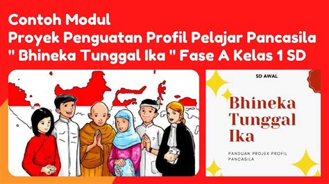 Contoh Modul Proyek Penguatan Profil Pelajar Pancasila Bhineka