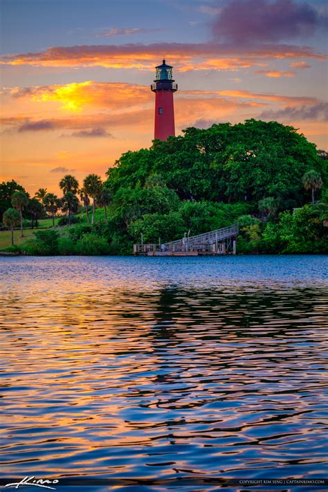 Jupiter Florida Colors at Sunset Over Lighthouse – HDR Photography by ...