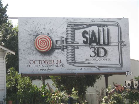 Saw 3D Final Outdoor Advertisement [Exclusive]