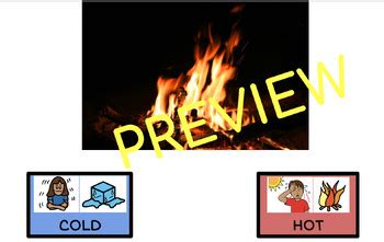 HOT Vs COLD Sorting Activity For Special Education TPT