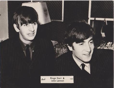 Ringo Starr And John Lennon Original Official 1963 Brel Photograph Catawiki