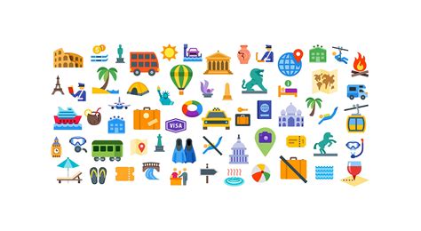 Free Download 60 Travel Icons By Icons8 Webdesigner Depot Travel