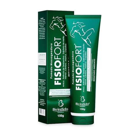 Melhor Pomada Para Dor Muscular - Pomada Massageadora Fisiofort Dor Muscular 150g Bio Instinto - Drogaria ...