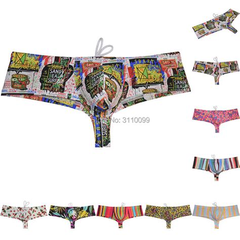Jual New Men S Pouch Heighten Swim Cheeky Boxer Briefs Swimwear Brazilain Bikini Trunks Shopee
