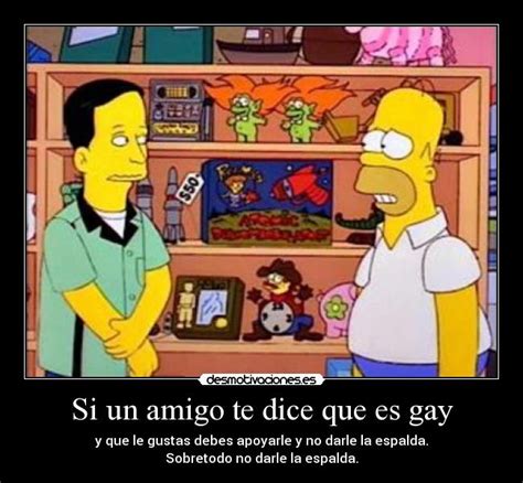 Si Un Amigo Te Dice Que Es Gay Desmotivaciones