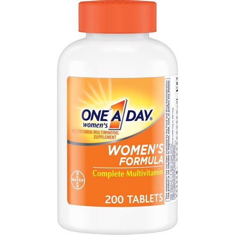 One A Day Women S Formula Multi Vitamin And Multi Mineral Dietary Supplement 200 Tablets