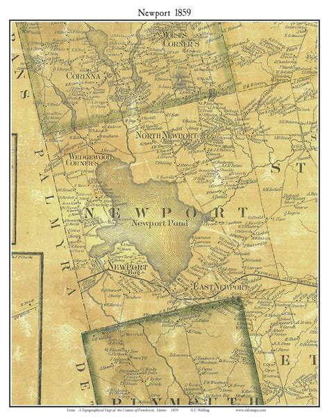 map of newport maine 5