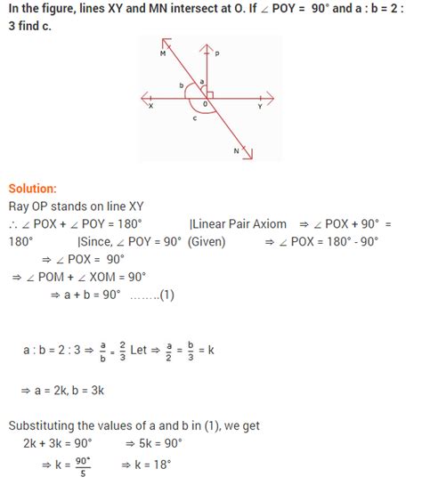 NCERT Solutions For Class 9 Maths Chapter 6 Lines And Angles