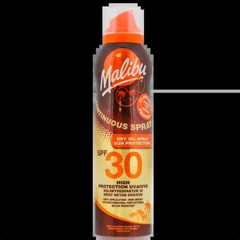 Malibu Continuous Dry Oil Spray Spf Uva Ml