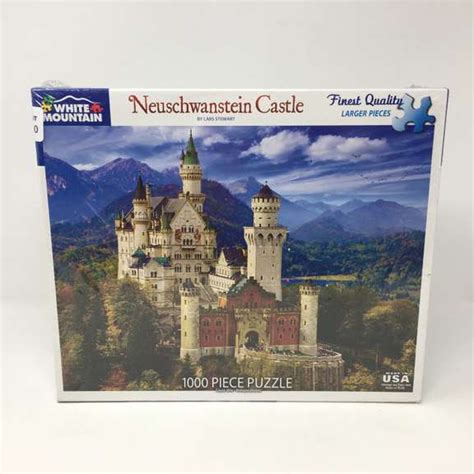 White Mountain 1000 Piece Neuschwanstein Castle Puzzle Dutch Goat