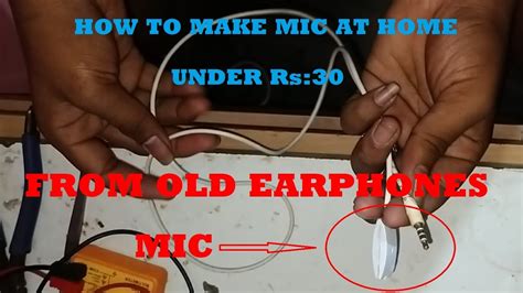 How To Make Mic At Home My First Mic For YouTube Channel And