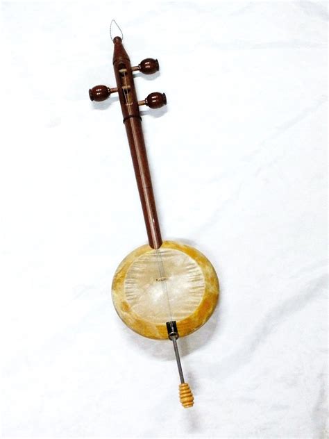 kurdish string instrument quality mulberry carved rebab rubab   bow