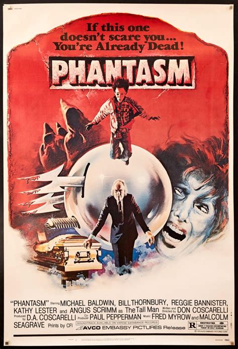 Phantasm Movie Poster 1979 | Horror movie posters, Movie posters, Movie ...