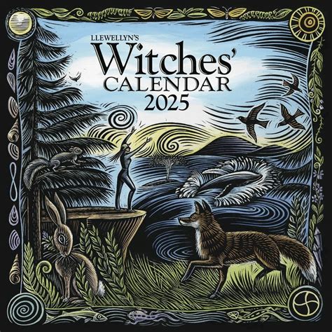 2025 Witches Calendar Enchanting Year Round Witchcraft Trail Occult