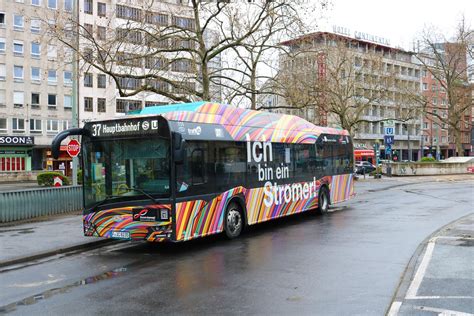 Icb Solaris Electric Wagen Am In Frankfurt Am Main Bus