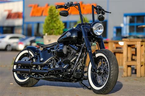 Thunderbike Black Gloss • H D Softail Slim Fls Custom Motorcycle