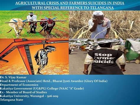 Indian agri. crisis & farmer suicides | PPTX