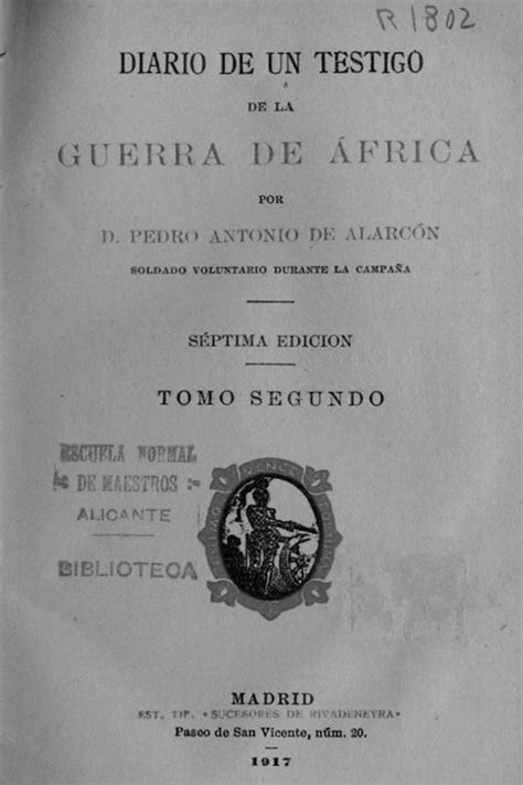 Diario de un testigo de la guerra de África Tomo II por Pedro