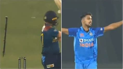 Watch: Umran Malik sends stump flying with blazing fast delivery during ...