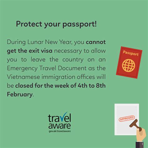 UK in Vietnam - Protect your passport during Lunar New...