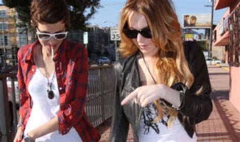 Lindsay Lohan Confirms Lesbian Romance Day Night Entertainment Express Co Uk
