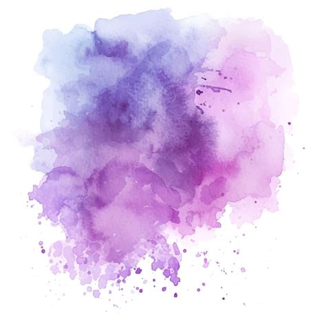 Splatter Spot Stain Ink Violet Pastel Splash Vibrant Rough Wet