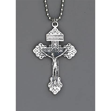 PARDON CRUCIFIX AUTO MEDAL - Divine Mercy Gift Shop