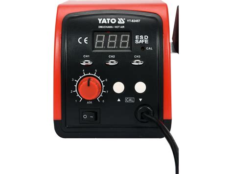 Stacja Hot Air Moc W Z Wy Wietlaczem Led Bezszczotkowy Wentylator Yato Yt Toya Pl