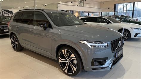 Volvo Xc90 Recharge Long Range R Design Modeljaar 2022 Thunder Grey Youtube