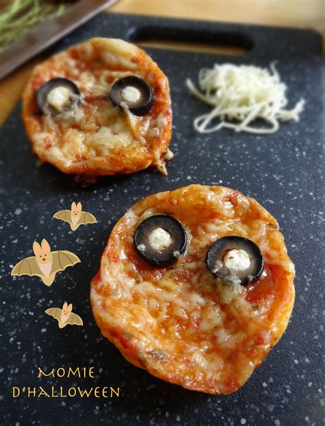 Recettes D Halloween Pizzas Momies Kelyrin Bento