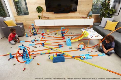 Mattel Hot Wheels Track Builder Confezione Di Curve Assortite Per