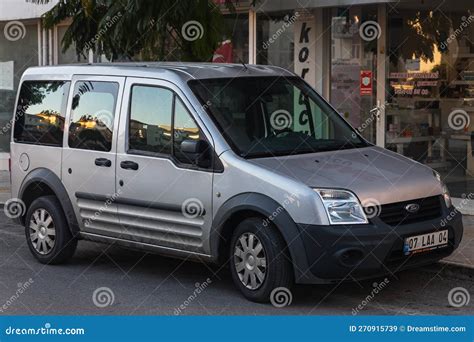 Side Turkey January 24 2023 Blue Ford Transit Connect Editorial