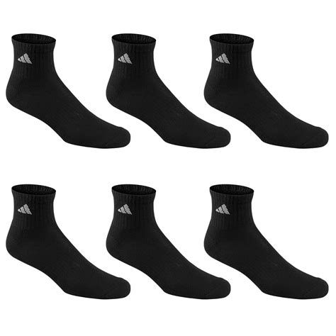 Adidas Athletic Quarter Socks 6 Pack Big 5 Sporting Goods