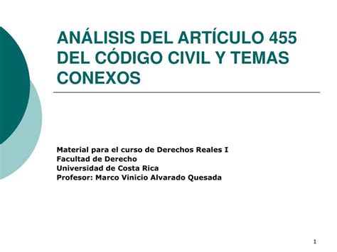 Ppt An Lisis Del Art Culo Del C Digo Civil Y Temas Conexos